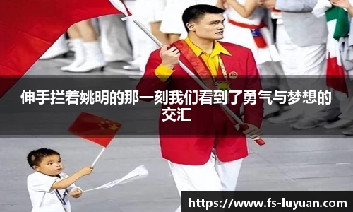伸手拦着姚明的那一刻我们看到了勇气与梦想的交汇